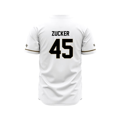 Wake Forest - NCAA Baseball : Dylan Zucker - White Jersey