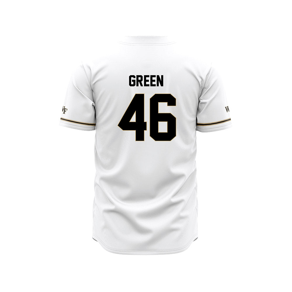 Wake Forest - NCAA Baseball : Griffin Green - White Jersey-1