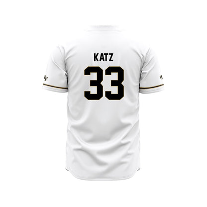 Wake Forest - NCAA Baseball : Chris Katz - White Jersey