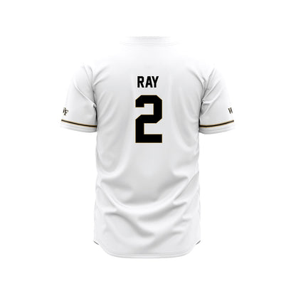 Wake Forest - NCAA Baseball : William Ray - White Jersey