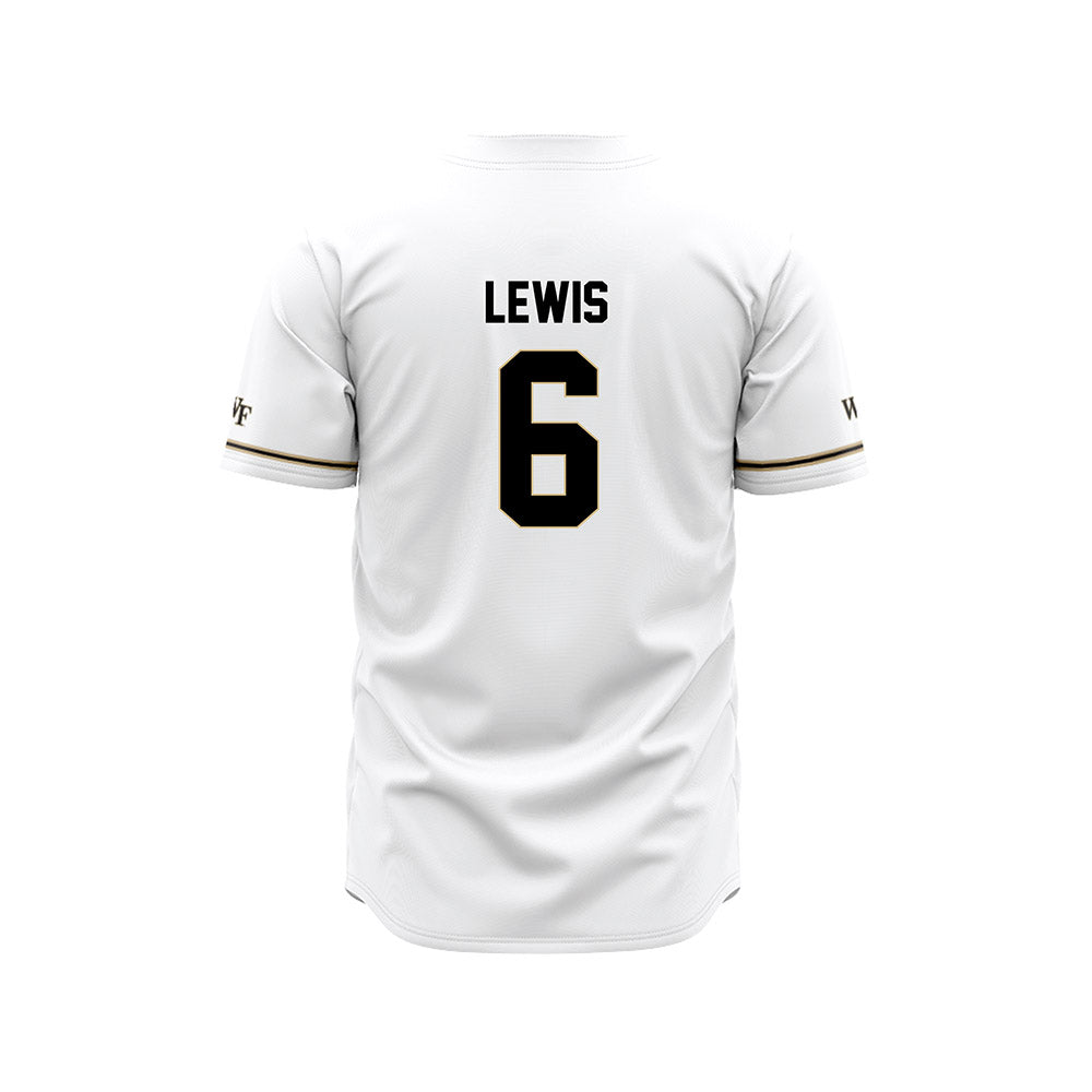 Wake Forest - NCAA Baseball : Kade Lewis - White Jersey