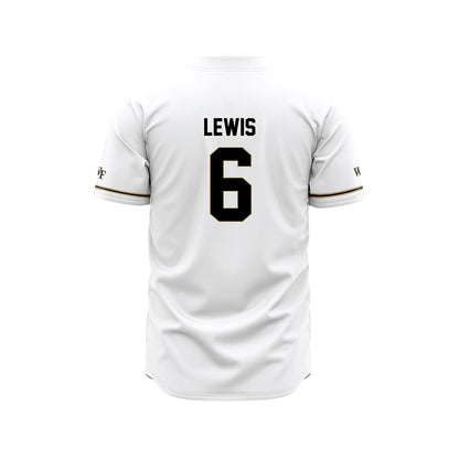 Wake Forest - NCAA Baseball : Kade Lewis - White Jersey