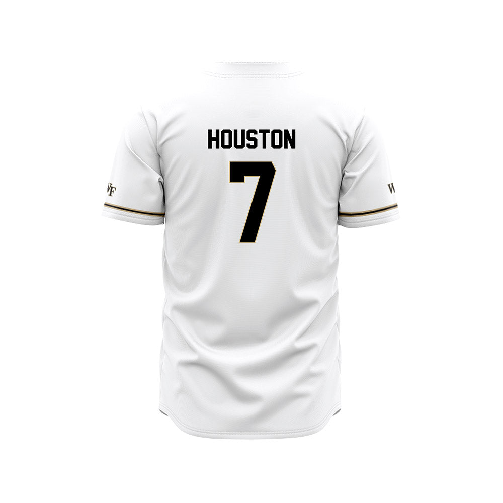 Wake Forest - NCAA Baseball : Marek Houston - White Jersey