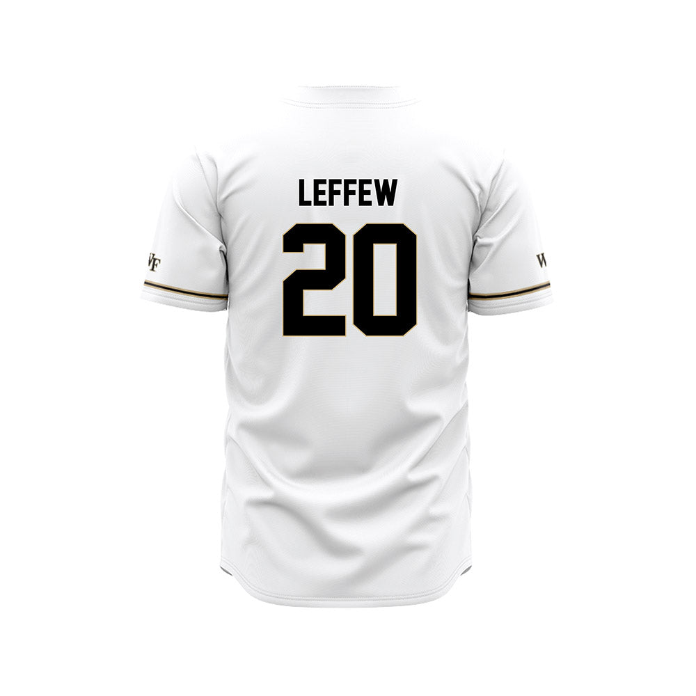 Wake Forest - NCAA Baseball : Haiden Leffew - White Jersey