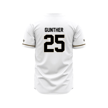 Wake Forest - NCAA Baseball : Josh Gunther - White Jersey