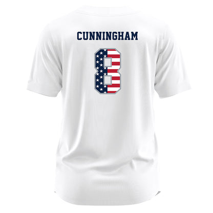 Troy - NCAA Softball : Ella Cunningham - white Jersey-1