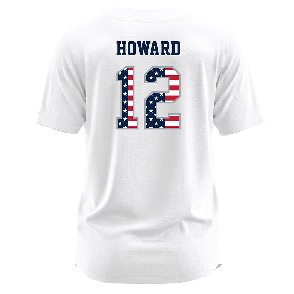 Troy - NCAA Softball : McKinnon Howard - white Jersey-1