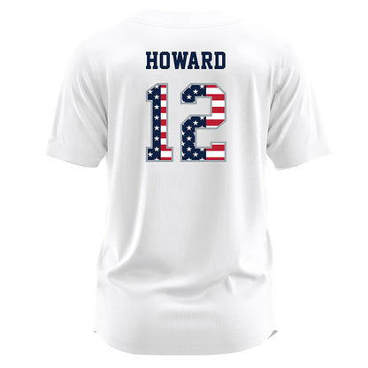 Troy - NCAA Softball : McKinnon Howard - white Jersey-1