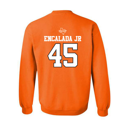 UTRGV - NCAA Baseball : Emir Encalada Jr - Classic Shersey Crewneck Sweatshirt-1