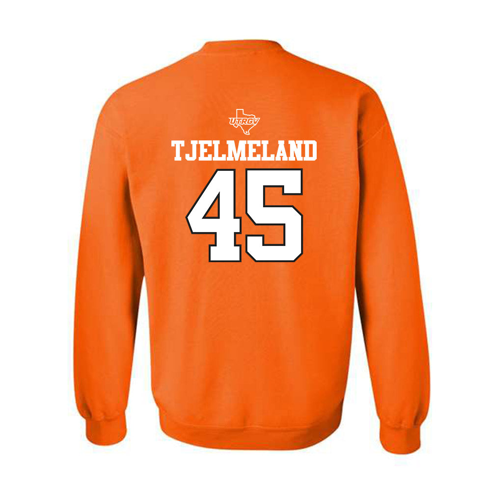 UTRGV - NCAA Baseball : Zach Tjelmeland - Crewneck Sweatshirt