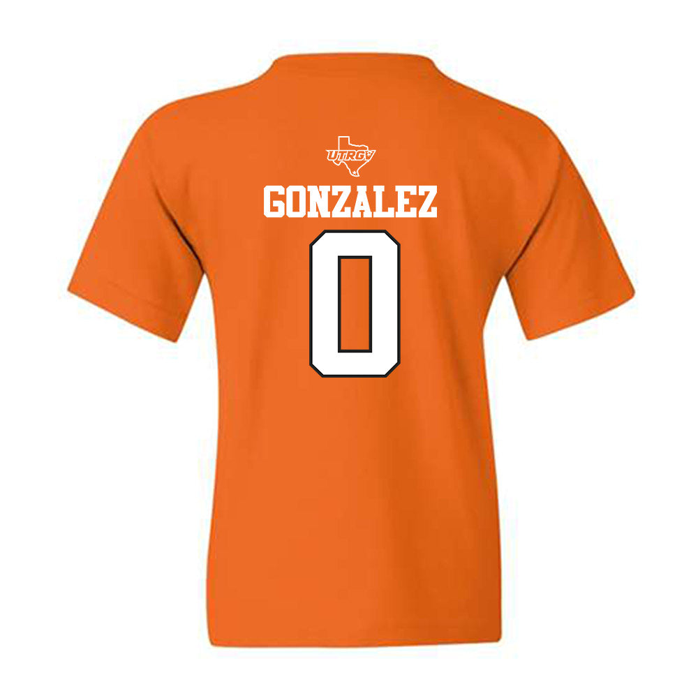 UTRGV - NCAA Baseball : Rudy Gonzalez - Classic Shersey Youth T-Shirt-1