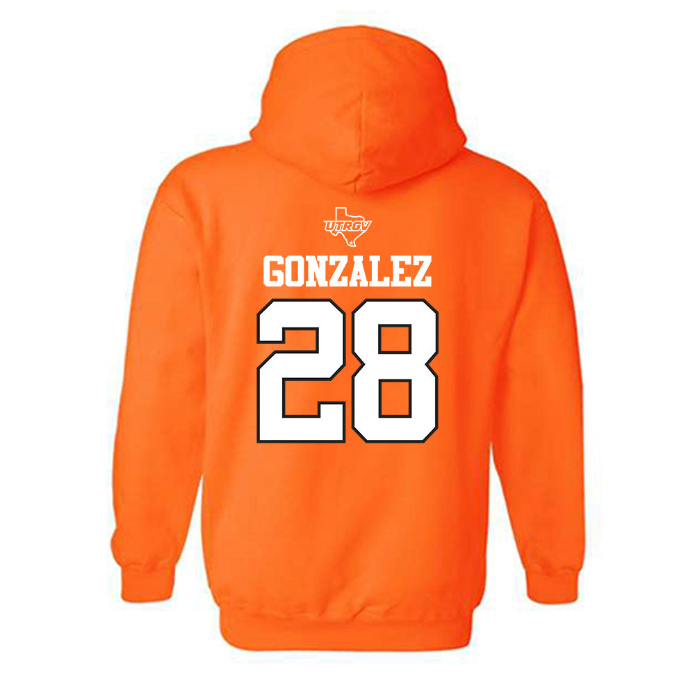 UTRGV - NCAA Baseball : Isaiah Gonzalez - Classic Shersey Hooded Sweatshirt-1