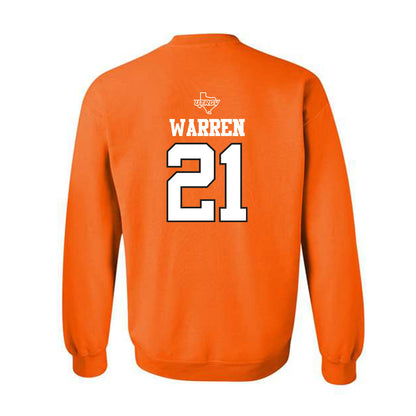 UTRGV - NCAA Baseball : Hank Warren - Classic Shersey Crewneck Sweatshirt-1