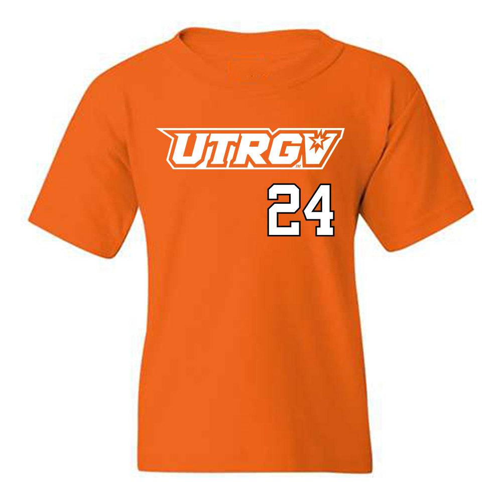 UTRGV - NCAA Baseball : Cameron Carter - Classic Shersey Youth T-Shirt-0