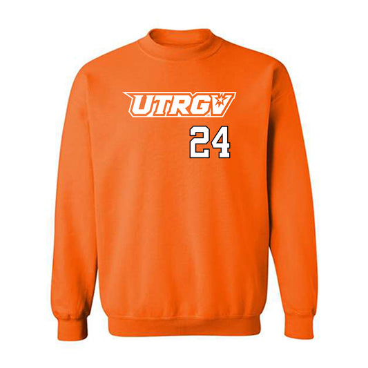 UTRGV - NCAA Baseball : Cameron Carter - Classic Shersey Crewneck Sweatshirt-0