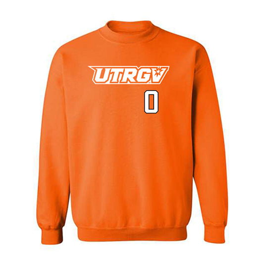 UTRGV - NCAA Baseball : Rudy Gonzalez - Classic Shersey Crewneck Sweatshirt-0
