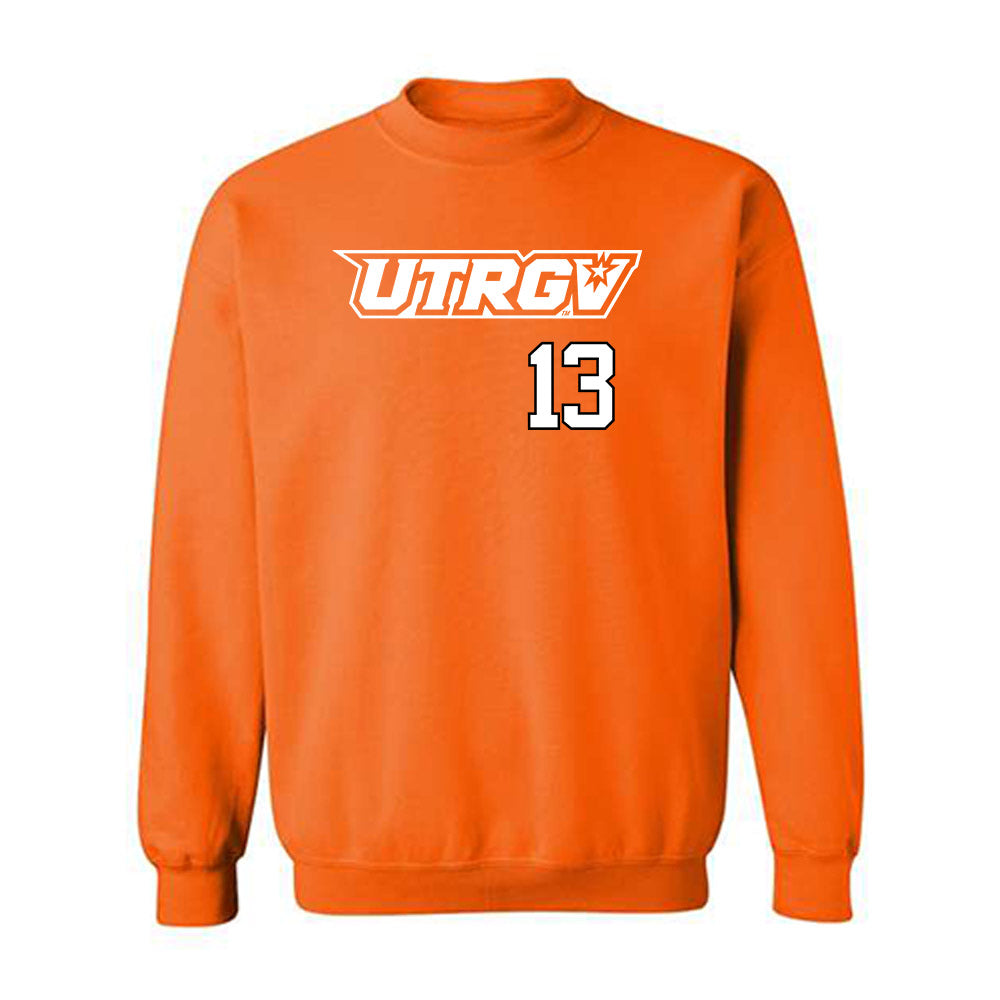 UTRGV - NCAA Baseball : Nick Nolan - Classic Shersey Crewneck Sweatshirt-0