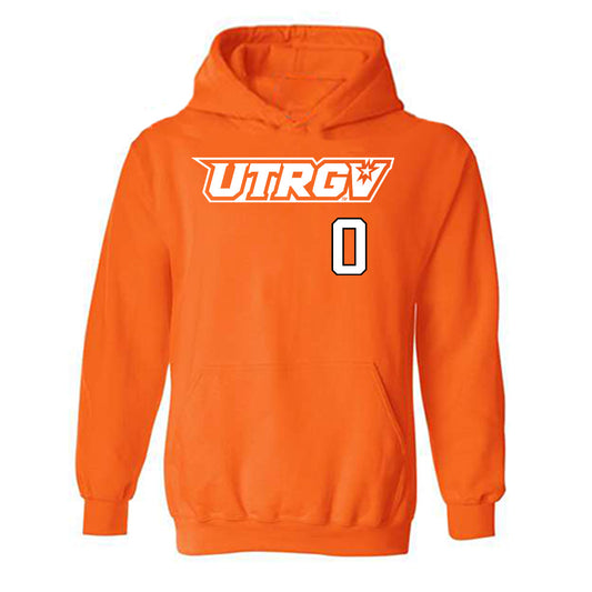 UTRGV - NCAA Baseball : Rudy Gonzalez - Classic Shersey Hooded Sweatshirt-0