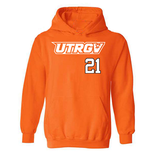 UTRGV - NCAA Baseball : Hank Warren - Classic Shersey Hooded Sweatshirt-0