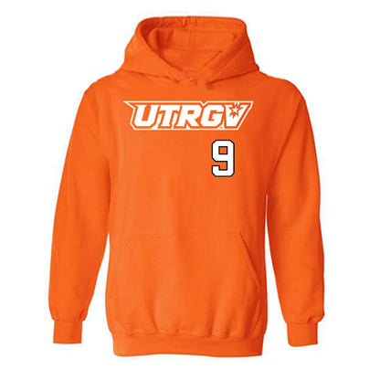 UTRGV - NCAA Baseball : Evan Maldonado - Classic Shersey Hooded Sweatshirt-0