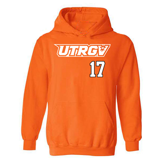 UTRGV - NCAA Baseball : Steven Oliva - Classic Shersey Hooded Sweatshirt-0
