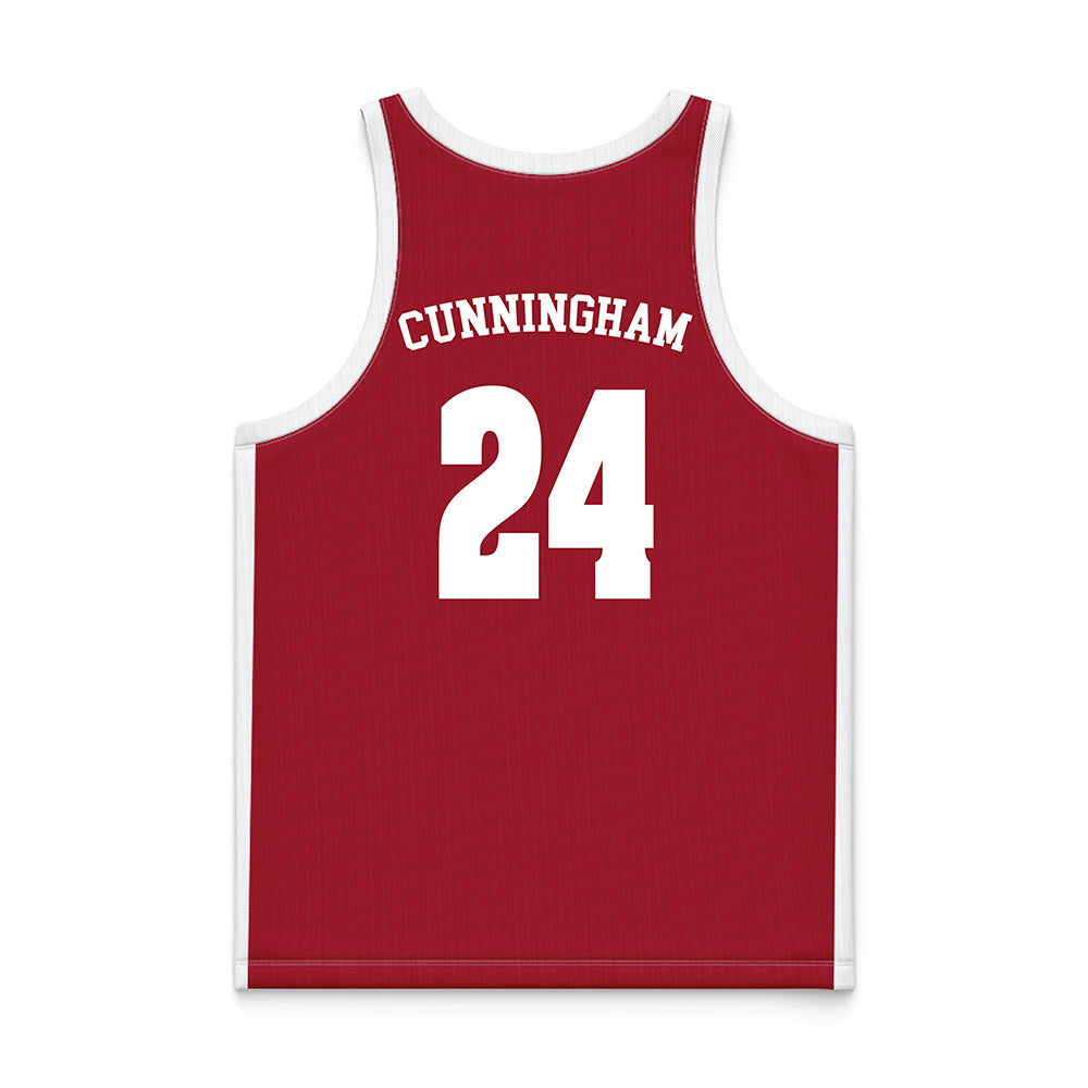 Alabama - NCAA Men's Basketball : Naas Cunningham - Crimson Basketball Jersey