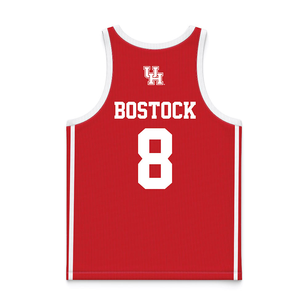 Houston - NCAA Women's Basketball : Summer Bostock - Red Basketball Jersey-1