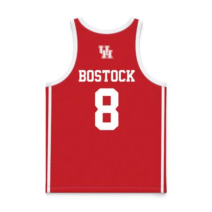 Houston - NCAA Women's Basketball : Summer Bostock - Red Basketball Jersey-1