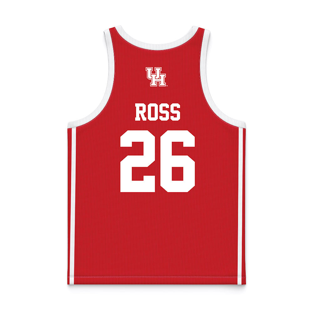 Houston - NCAA Women's Basketball : Jorynn Ross - Red Basketball Jersey-1