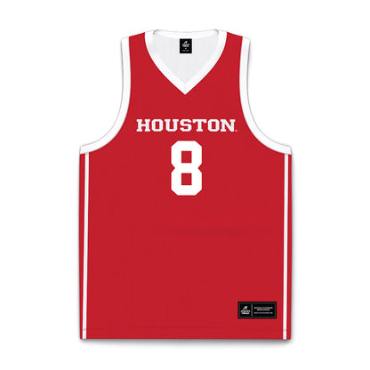 Houston - NCAA Women's Basketball : Summer Bostock - Red Basketball Jersey-0