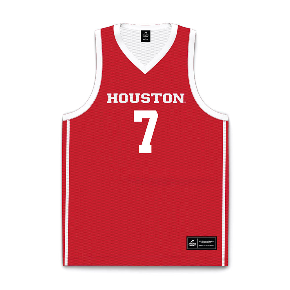 Houston - NCAA Women's Basketball : Kyndall Hunter - Red Basketball Jersey-0