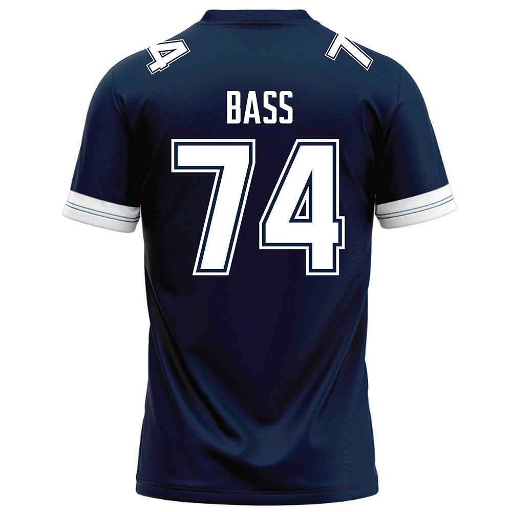 UConn - NCAA Football : Jayden Bass - Navy Football Jersey