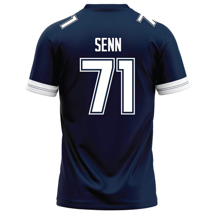 UConn - NCAA Football : Valentin Senn - Navy Football Jersey