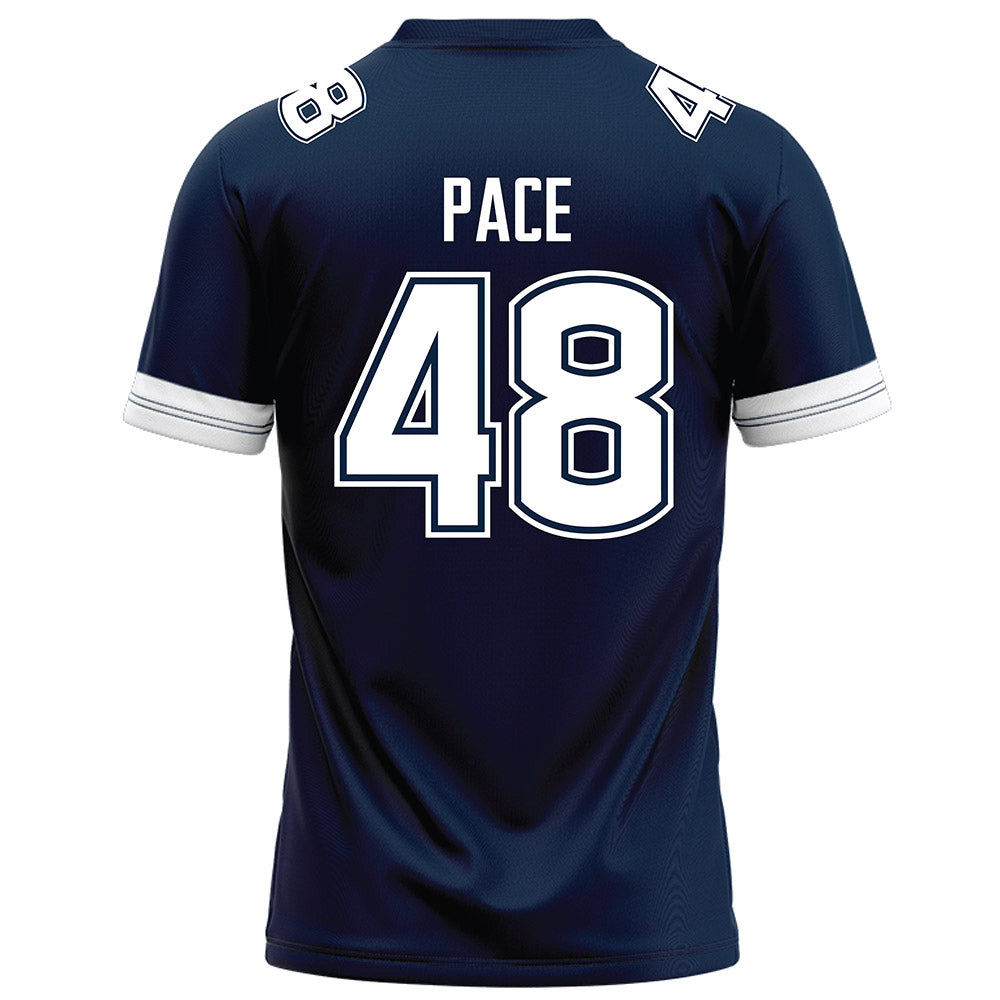 UConn - NCAA Football : Connor Pace - Navy Football Jersey