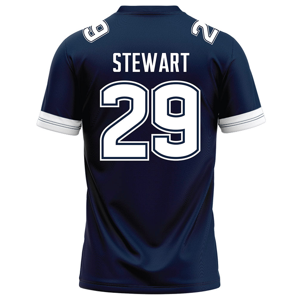 UConn - NCAA Football : Kaleb Stewart - Navy Football Jersey