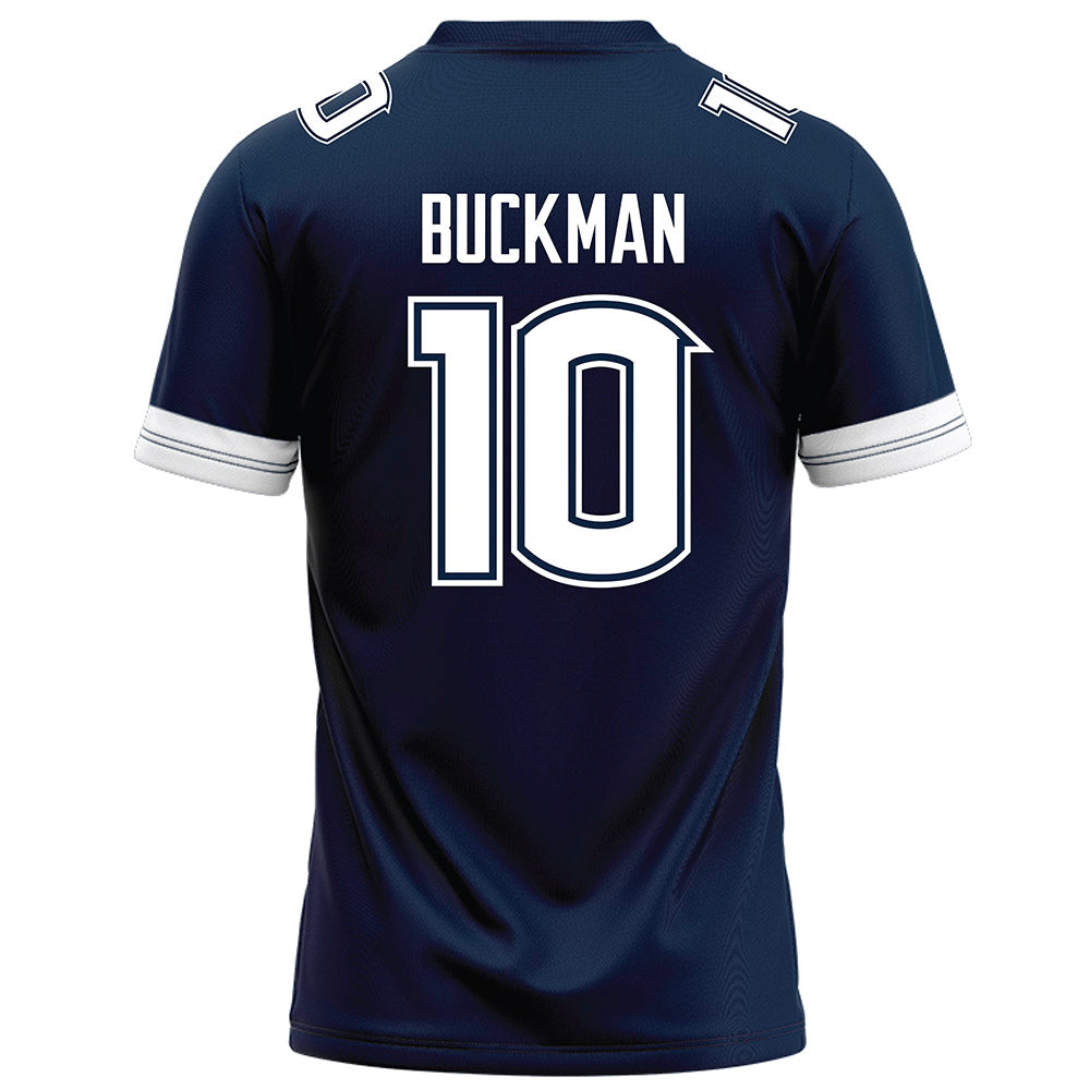 UConn - NCAA Football : Brett Buckman - Navy Football Jersey