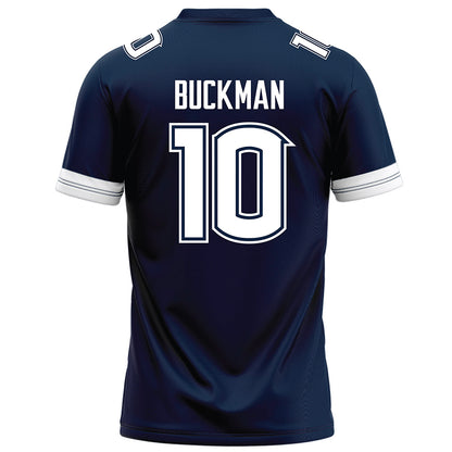 UConn - NCAA Football : Brett Buckman - Navy Football Jersey