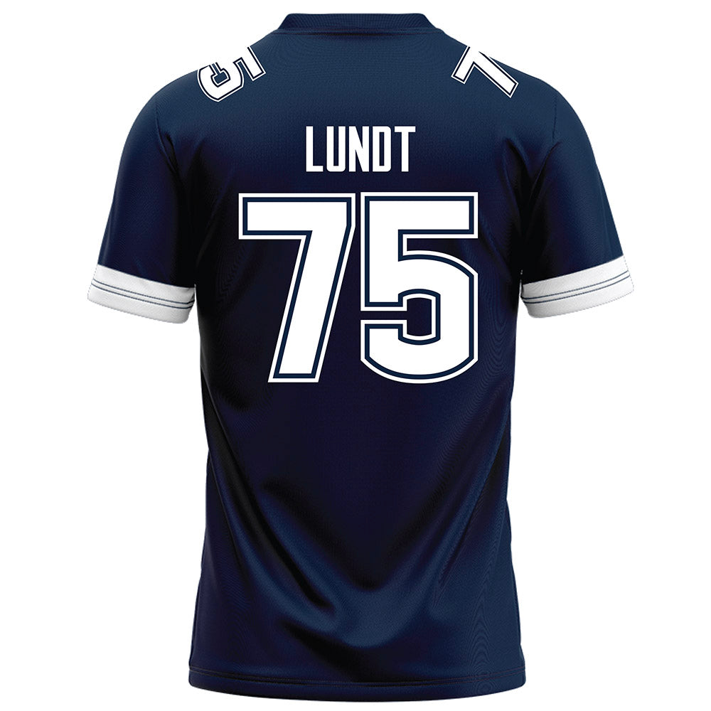 UConn - NCAA Football : Chase Lundt - Navy Football Jersey