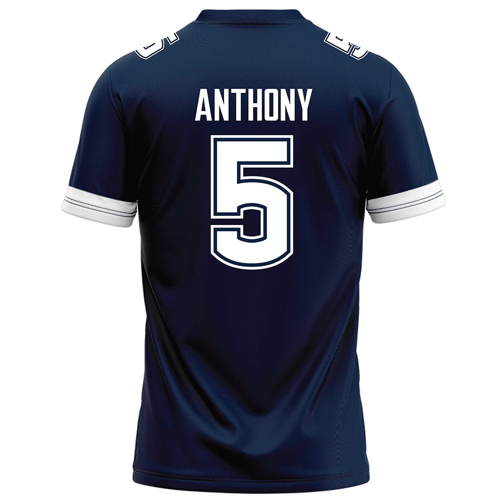 UConn - NCAA Football : Kaleb Anthony - Navy Football Jersey