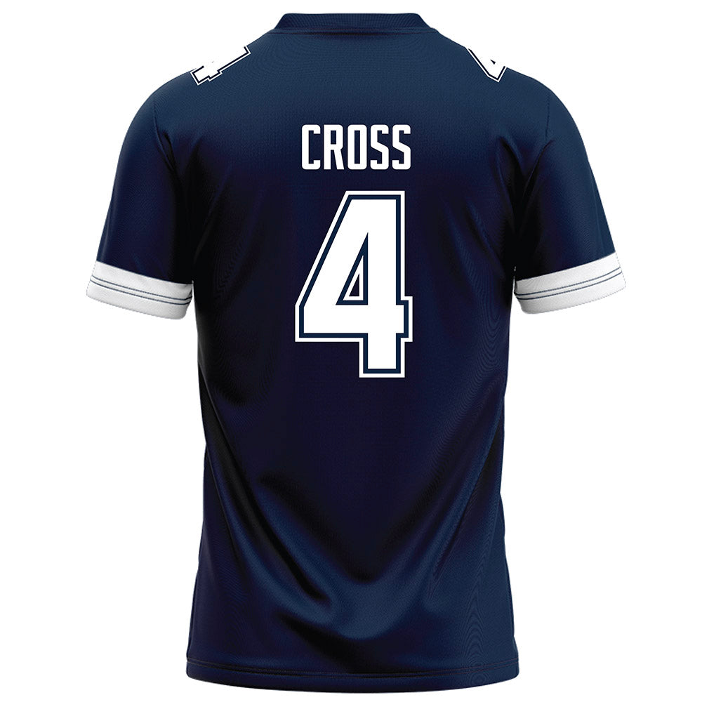 UConn - NCAA Football : Stanley Cross - Navy Football Jersey