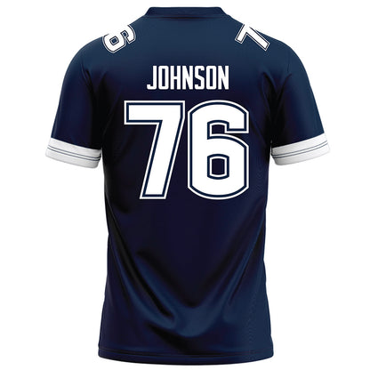 UConn - NCAA Football : Toriyan Johnson - Navy Football Jersey