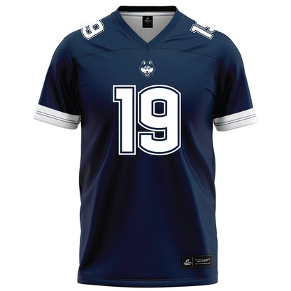 UConn - NCAA Football : Jackson Harper - Navy Football Jersey