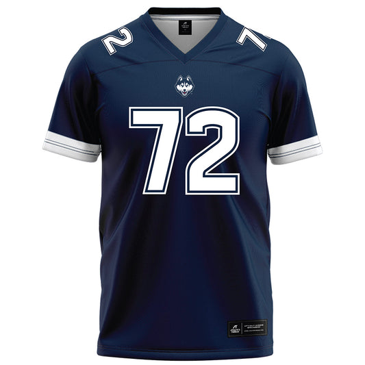 UConn - NCAA Football : Josh Tavui - Navy Football Jersey-0