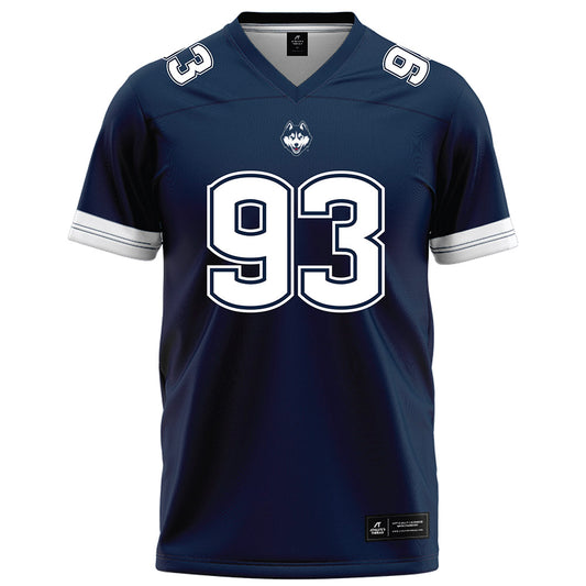 UConn - NCAA Football : Aubrey Melvin - Navy Football Jersey-0