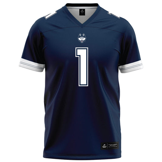 UConn - NCAA Football : Ben Smiley III - Navy Football Jersey-0