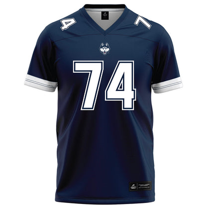 UConn - NCAA Football : Jayden Bass - Navy Football Jersey