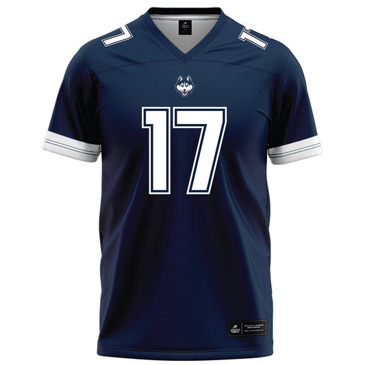 UConn - NCAA Football : Connor Stutz - Navy Football Jersey