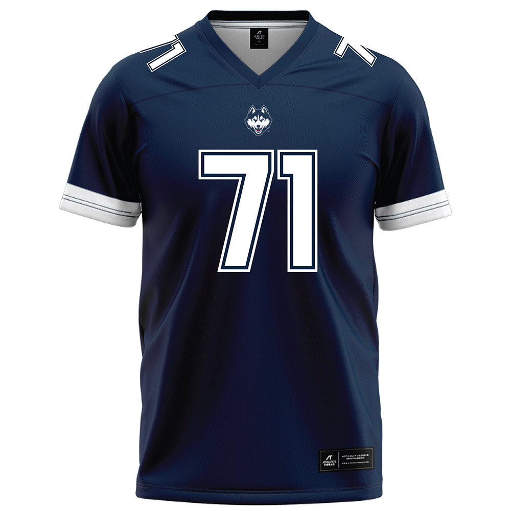 UConn - NCAA Football : Valentin Senn - Navy Football Jersey