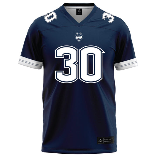 UConn - NCAA Football : Charles Johnson - Navy Football Jersey-0