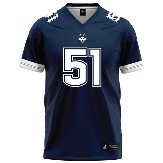 UConn - NCAA Football : Joe McGann - Navy Football Jersey-0